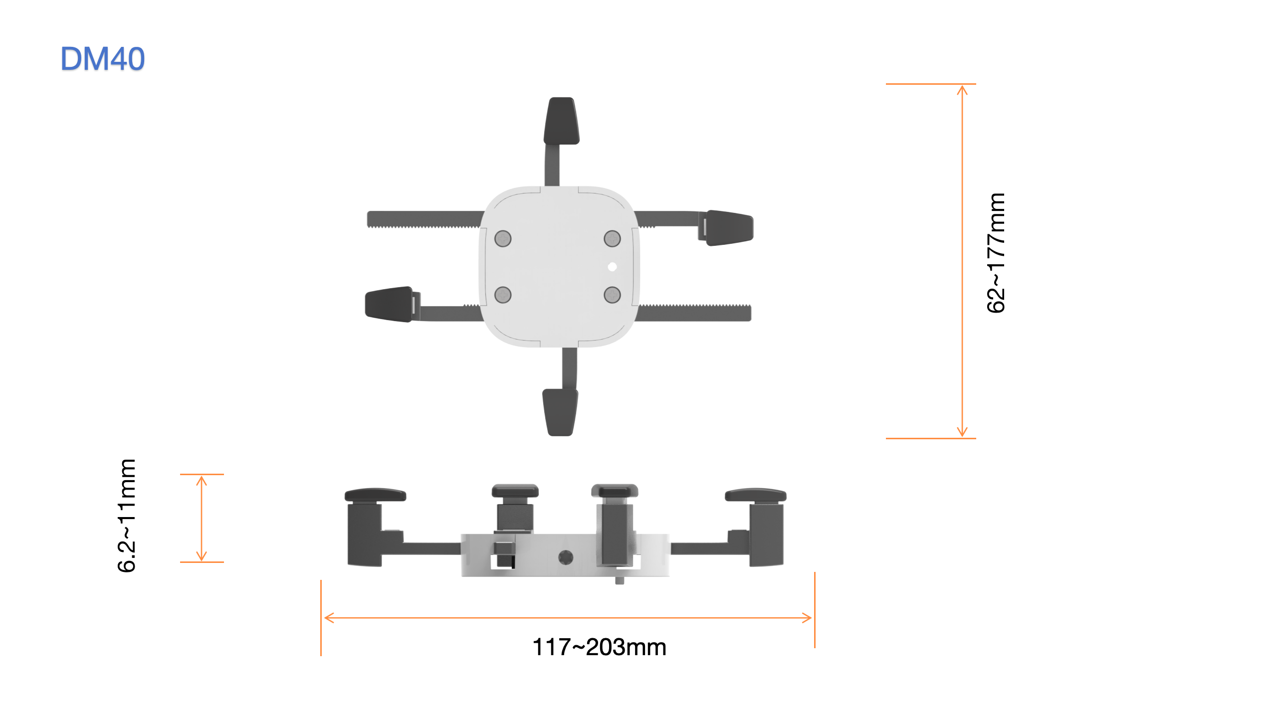 DM40 4 Claws Phone Bracket